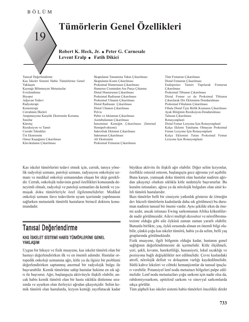 Campbell’s Operative Orthopaedics — Bölüm 19 — ilk sayfa