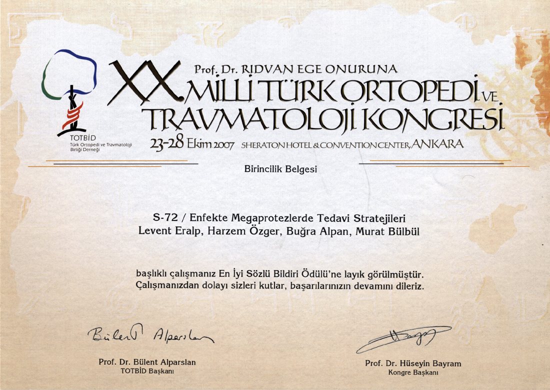 2007 Ödül — ilk sayfa