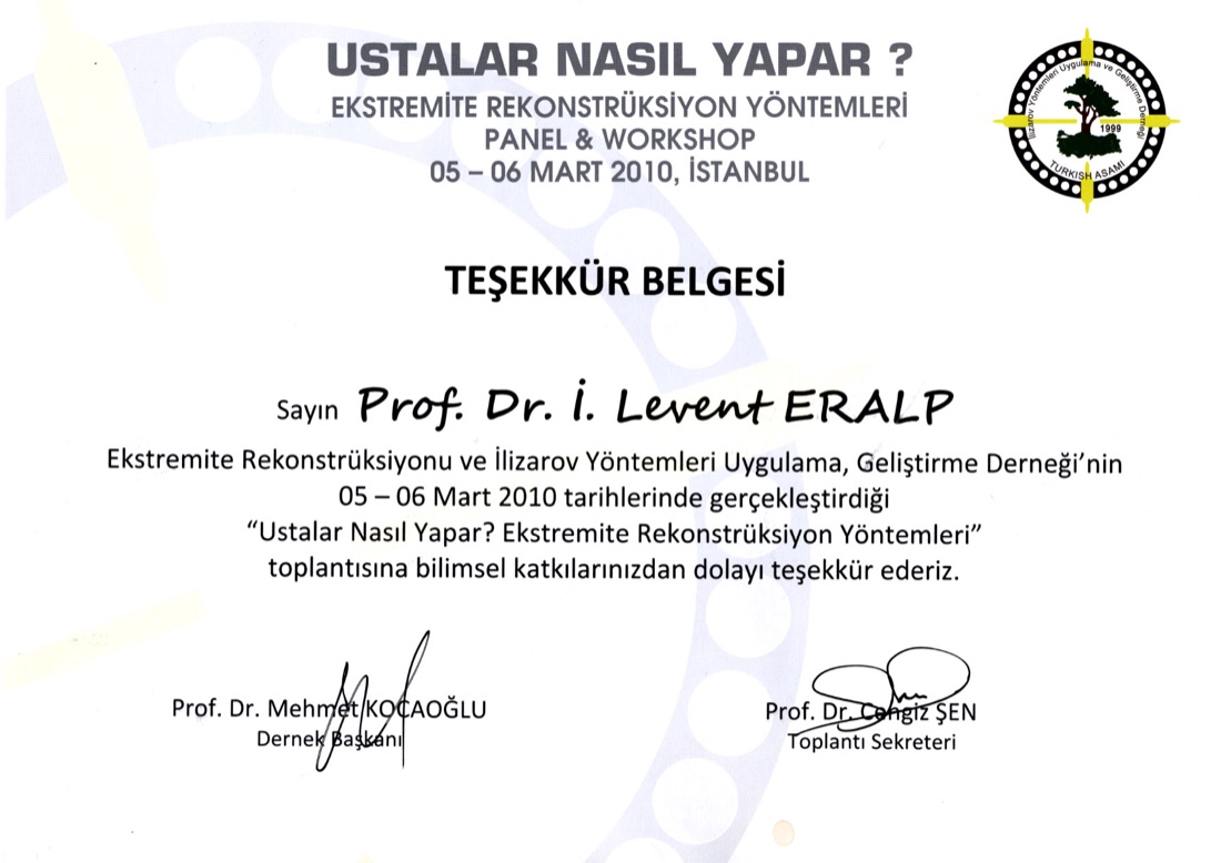 Ustalar 2010 — ilk sayfa