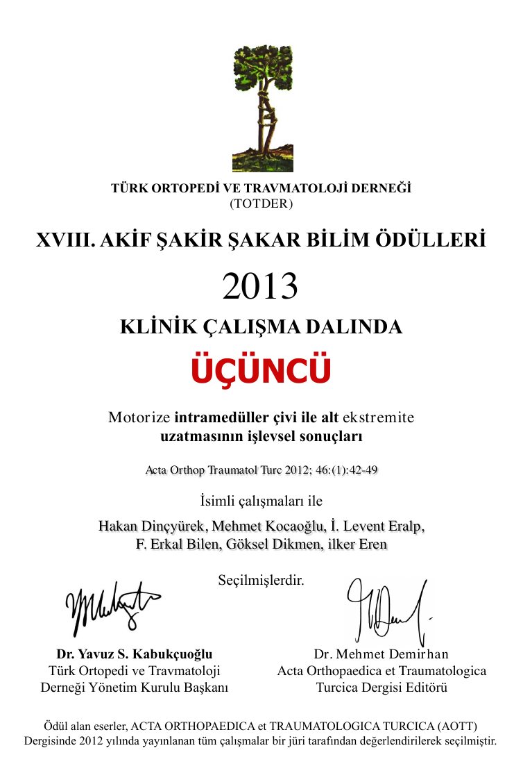 2013 AŞŞ ödül — ilk sayfa
