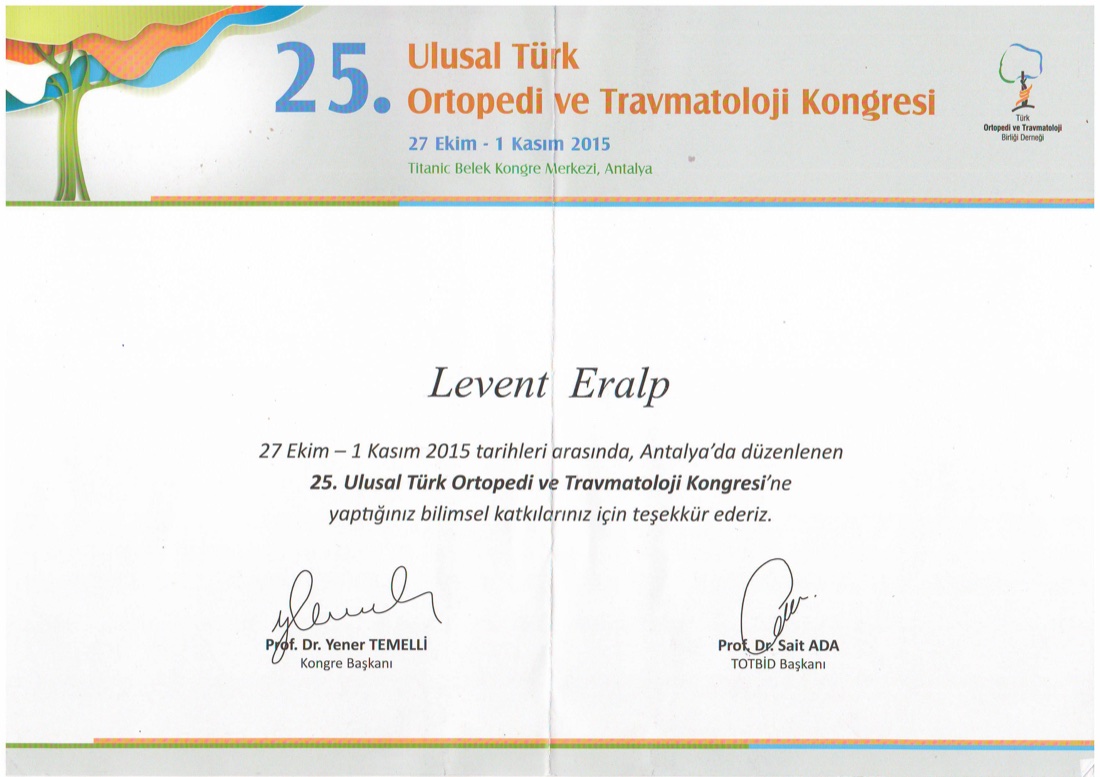 ULUSAL KONGRE 2015 — ilk sayfa
