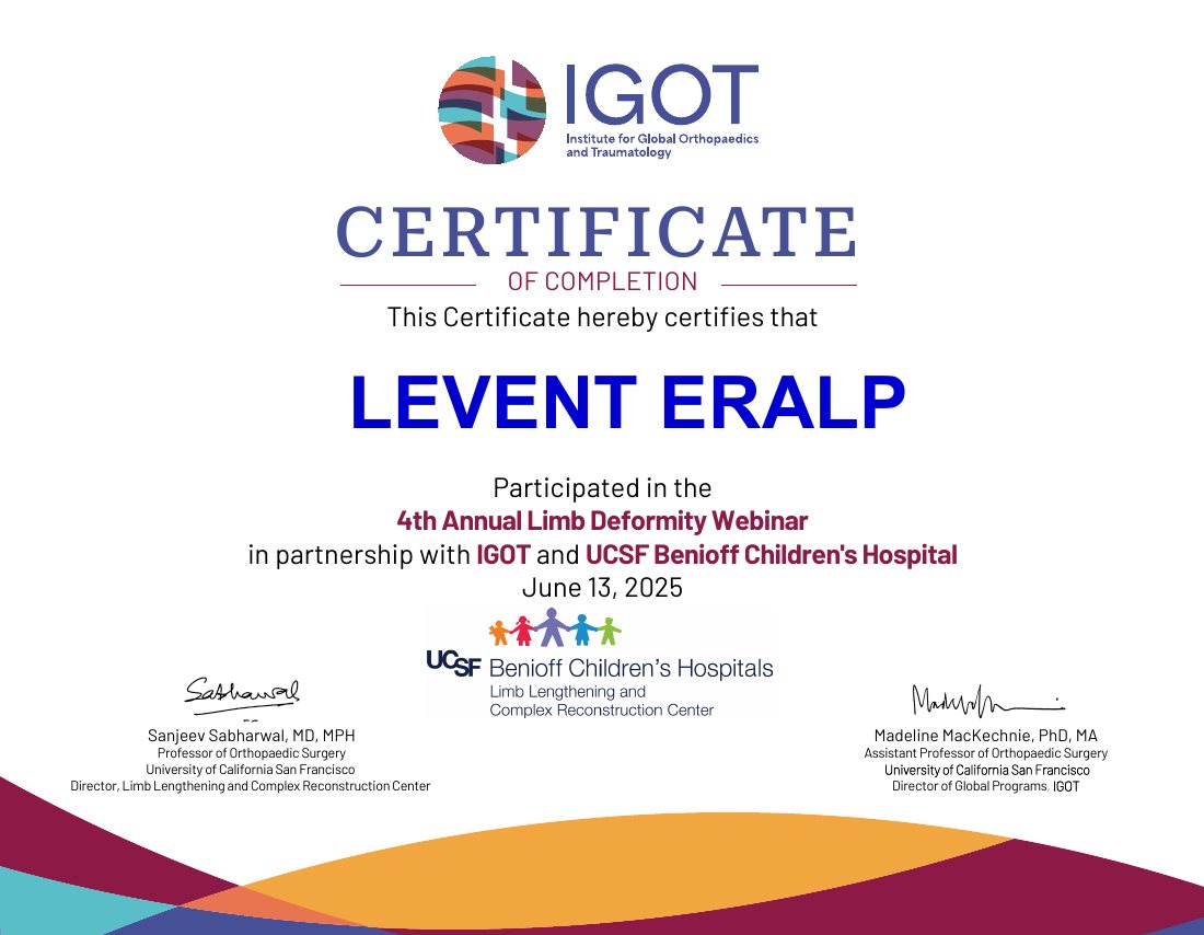 Participant e Certificate — ilk sayfa