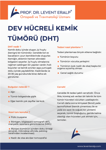 DEV HÜCRELİ KEMİK TÜMÖRÜ (DHT)